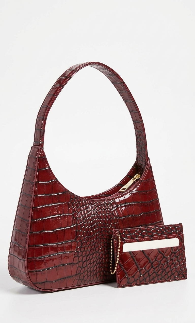 The CROCO SET (bag + cardholder)